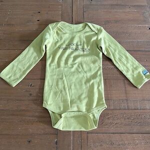 Posh baby lock up your daughter long sleeve body suit